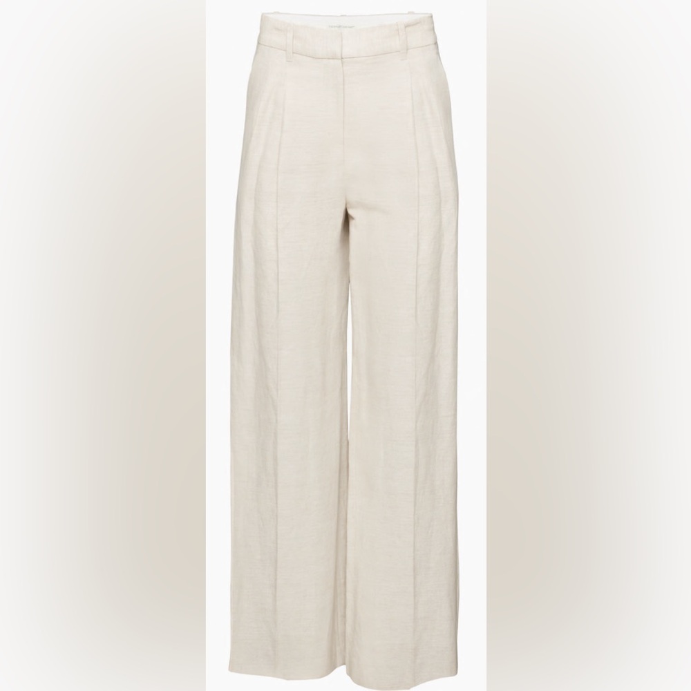 Aritzia linen the effortless pant size 12